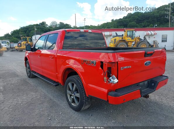 1FTEW1EPXGKD10820 2016 FORD F150 Red უკანა მარცხენა