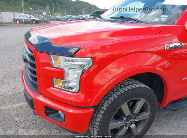 1FTEW1EPXGKD10820 2016 FORD F150 Red ხელსაწყოთა პანელის ხედი