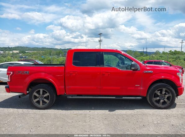 1FTEW1EPXGKD10820 2016 FORD F150 Red სალონის 360-გრადუსიანი ხედი