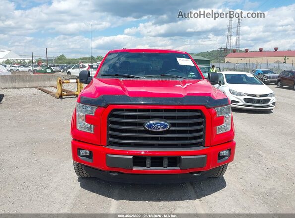 1FTEW1EPXGKD10820 2016 FORD F150 Red უკანა სალონის ხედი