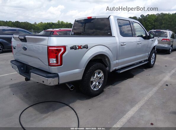 1FTEW1EPXHFA93148 2017 FORD F150 Silver უკანა მარჯვენა