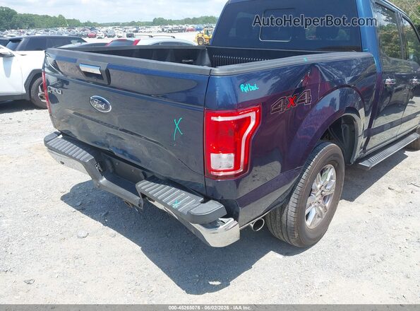 1FTEW1EPXHFB81066 2017 FORD F150 Blue Front view