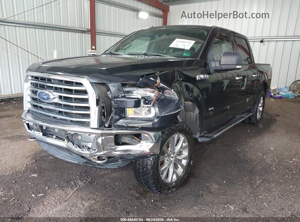 1FTEW1EPXHKC62771 2017 FORD F150 Black Առջևի ձախ երեք քառորդ տեսարան