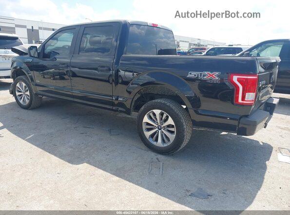 1FTEW1EPXHKC80607 2017 FORD F150 Black Tył lewy