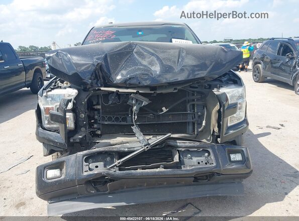 1FTEW1EPXHKC80607 2017 FORD F150 Black Widok wnętrza z tyłu
