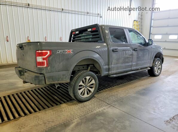 1FTEW1EPXJFE32772 2018 FORD F150 Gray Задня права чверть