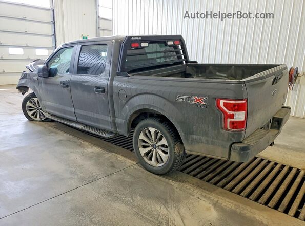 1FTEW1EPXJFE32772 2018 FORD F150 Gray Задня ліва чверть