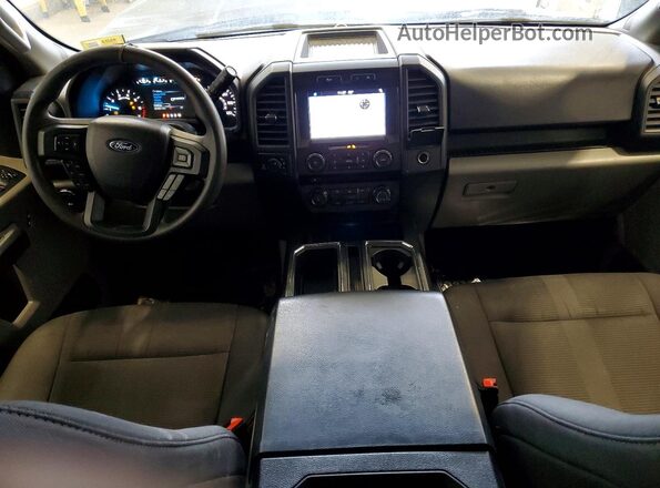1FTEW1EPXJFE32772 2018 FORD F150 Gray Вид панелі приладів