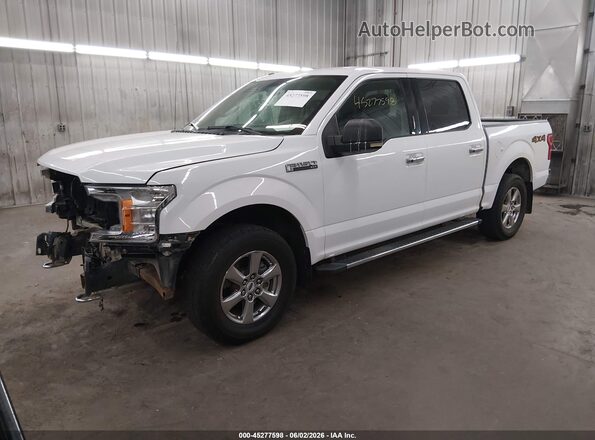 1FTEW1EPXJKF04481 2018 FORD F150 White Przód lewy