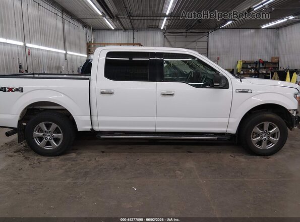 1FTEW1EPXJKF04481 2018 FORD F150 White Widok wnętrza 360 stopni