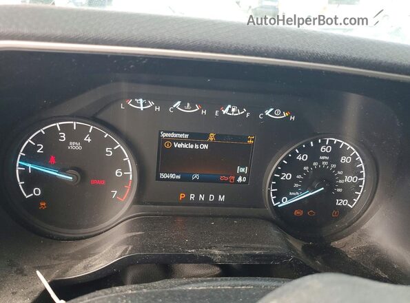 1FTEW1EPXMKD53629 2021 FORD F150 Белый Вид щитка приборов