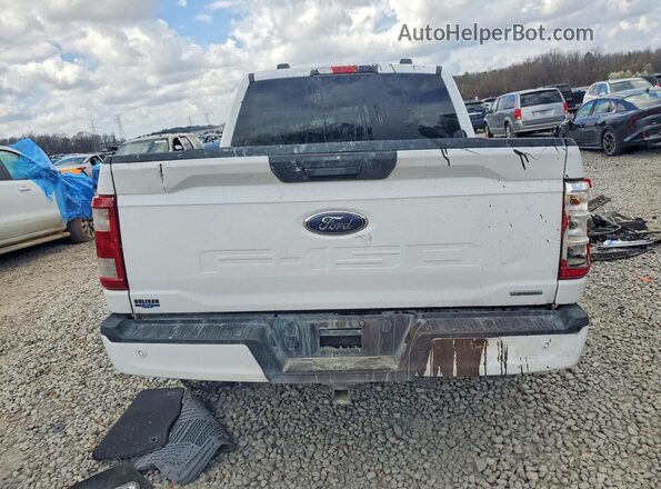 1FTEW1EPXMKD53629 2021 FORD F150 Белый Вид сзади