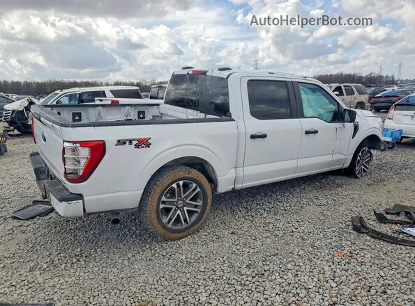 1FTEW1EPXMKD53629 2021 FORD F150 Белый Задняя правая четверть