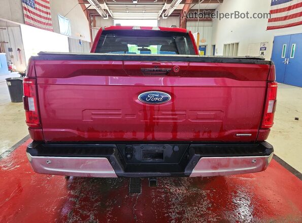 1FTEW1EPXMKE16566 2021 FORD F150 Burgundy 