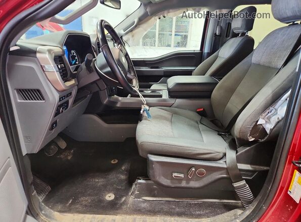 1FTEW1EPXMKE16566 2021 FORD F150 Burgundy 