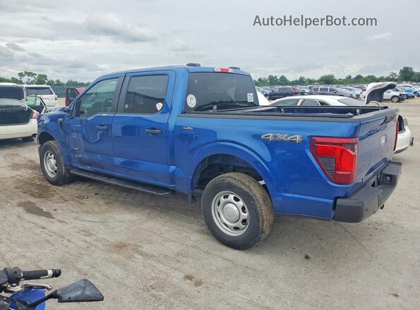 1FTEW1LP6RKD07046 2024 FORD F150 Синий Задняя левая четверть