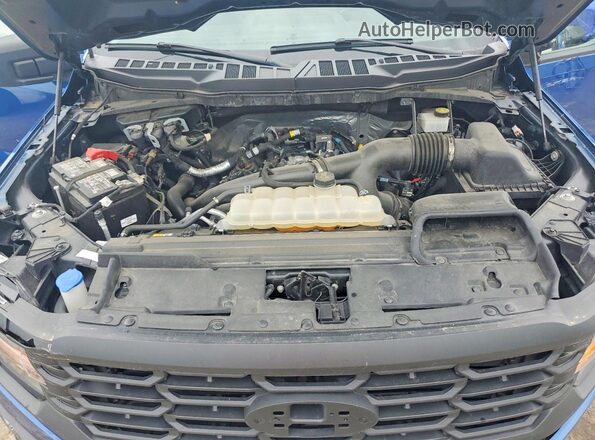 1FTEW1LP6RKD07046 2024 FORD F150 Синий Вид задней части салона