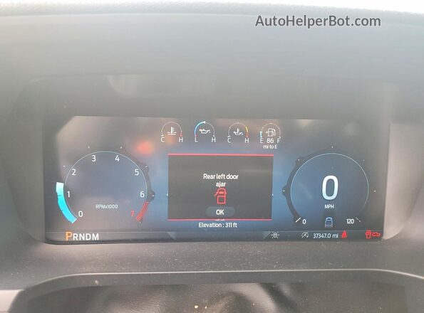1FTEW1LP6RKD07046 2024 FORD F150 Синий Вид щитка приборов