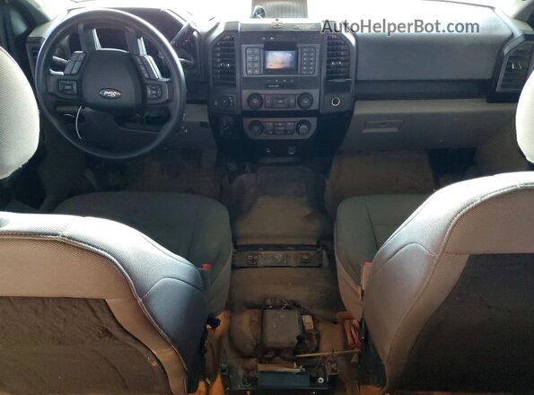 1FTEW1P47KKE85652 2019 FORD F150 White Вид панелі приладів