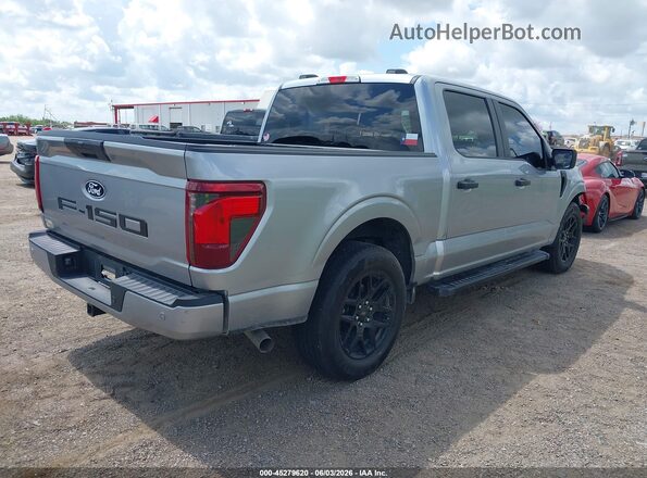 1FTEW2KP2RKF19160 2024 FORD F150 Silver Tył prawy