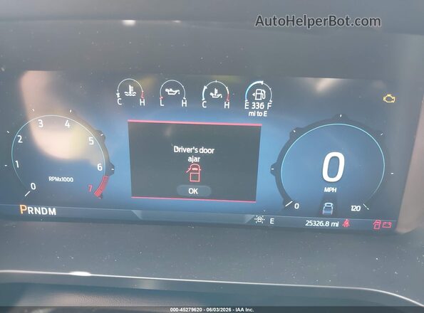 1FTEW2KP2RKF19160 2024 FORD F150 Silver Widok tylnych siedzeń