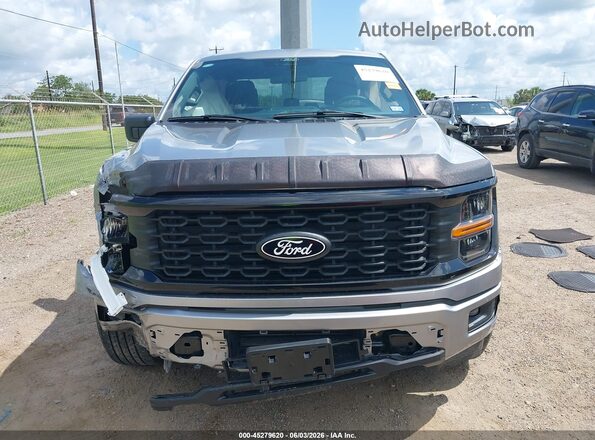 1FTEW2KP2RKF19160 2024 FORD F150 Silver Widok zestawu wskaźników