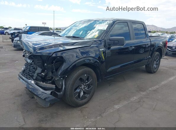 1FTEW2KP3SKE88068 2025 FORD F150 Черный Передняя левая четверть