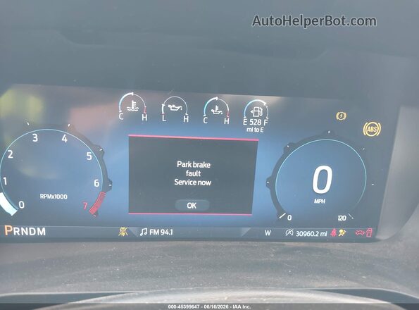 1FTEW2KP5RKD53961 2024 FORD F150 Gray Widok tylnych siedzeń