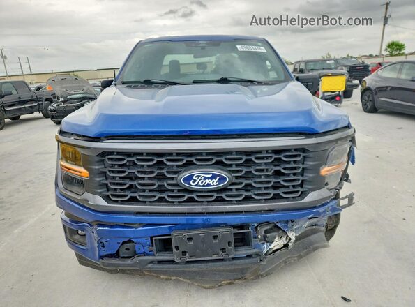 1FTEW2KP5RKE63554 2024 FORD F150 Синий Вид спереди