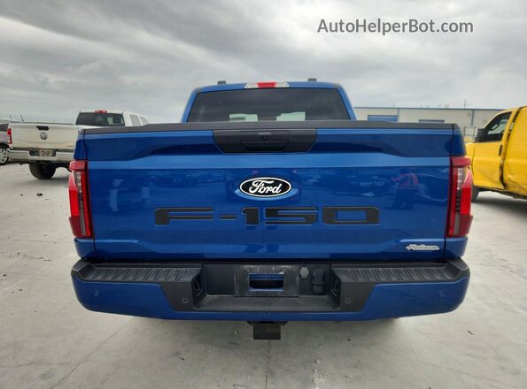 1FTEW2KP5RKE63554 2024 FORD F150 Синий Вид сзади