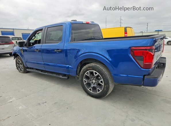 1FTEW2KP5RKE63554 2024 FORD F150 Синий Задняя левая четверть