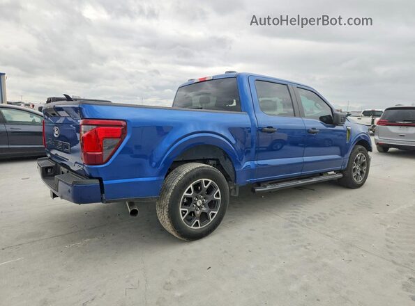 1FTEW2KP5RKE63554 2024 FORD F150 Синий Задняя правая четверть