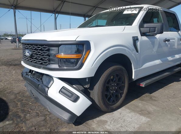 1FTEW2KP6SKE88288 2025 FORD F150 White Widok z przodu