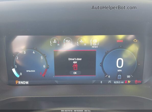 1FTEW2KP6SKE88288 2025 FORD F150 White Widok tylnych siedzeń