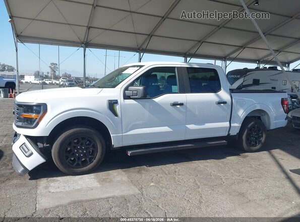 1FTEW2KP6SKE88288 2025 FORD F150 White Widok wnętrza z tyłu