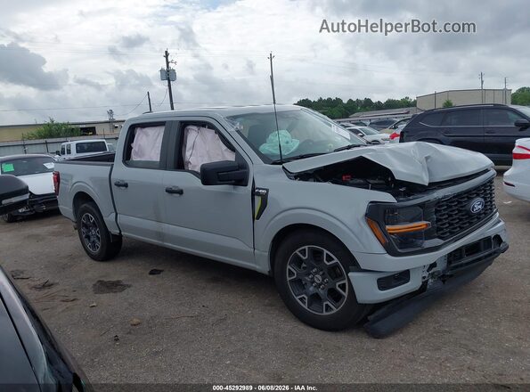 1FTEW2KPXRKE21879 2024 FORD F150 Серый Вид задней части салона