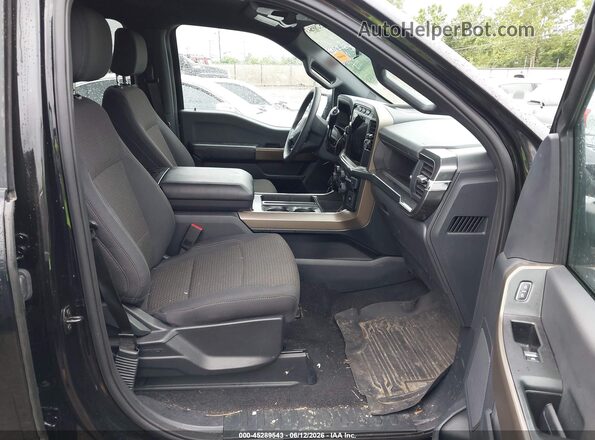1FTEW2LP0RFB42898 2024 FORD F150 Black წინა სალონის ხედი