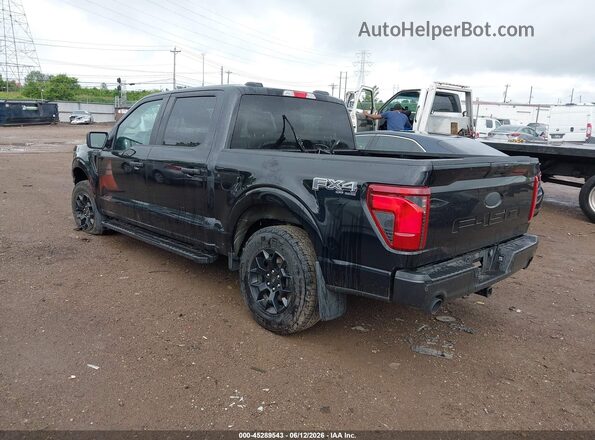 1FTEW2LP0RFB42898 2024 FORD F150 Black უკანა მარცხენა