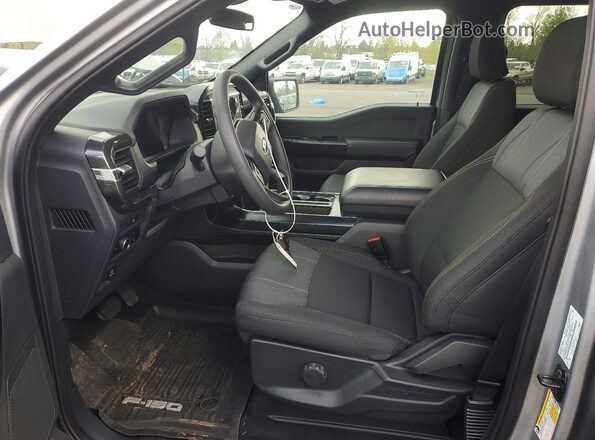 1FTEW2LP0SKE25718 2025 FORD F150 Gray Вид салону спереду