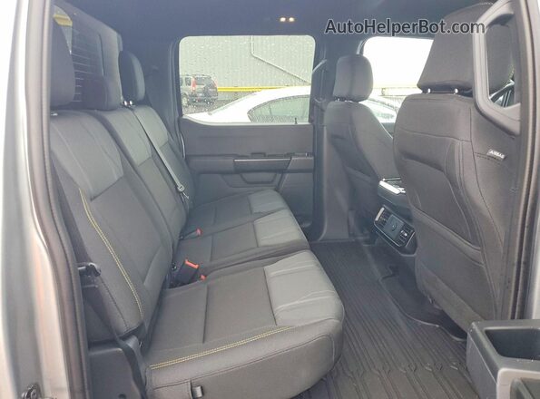 1FTEW2LP0SKE25718 2025 FORD F150 Gray Вид задніх сидінь