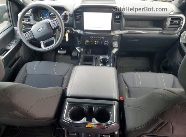 1FTEW2LP0SKE25718 2025 FORD F150 Gray Вид панелі приладів