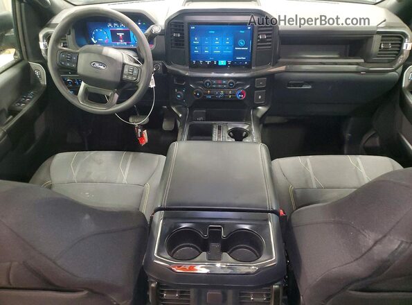 1FTEW2LP3SKD90012 2025 FORD F150 White Вид панелі приладів