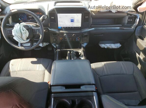 1FTEW2LP5SKE11605 2025 FORD F150 Blue Dashboard view