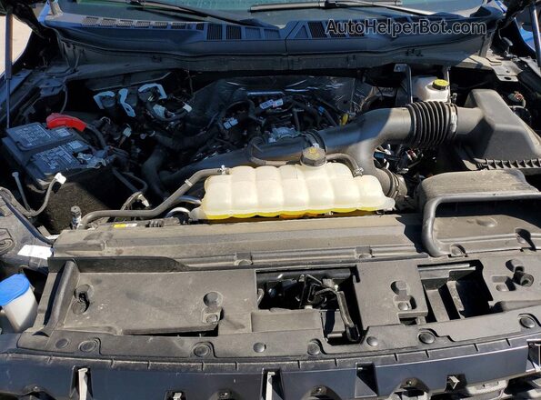 1FTEW2LP5SKE11605 2025 FORD F150 Blue Rear interior view