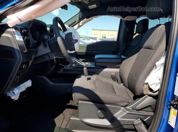 1FTEW2LP5SKE11605 2025 FORD F150 Blue Front interior view