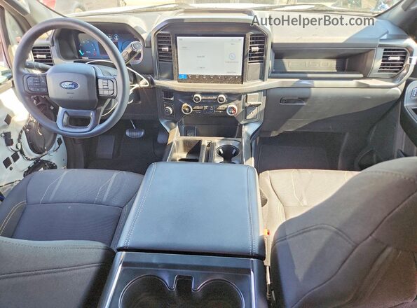 1FTEW2LP5SKE31501 2025 FORD F150 White Dashboard view