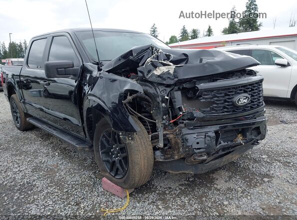 1FTEW2LP8SKD60939 2025 FORD F150 Black Front view