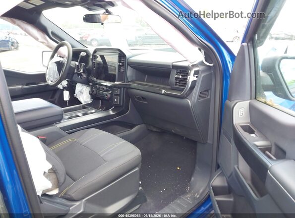 1FTEW2LP8SKF56296 2025 FORD F150 Blue Widok wnętrza z przodu