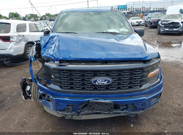 1FTEW2LP8SKF56296 2025 FORD F150 Blue Widok wnętrza z tyłu
