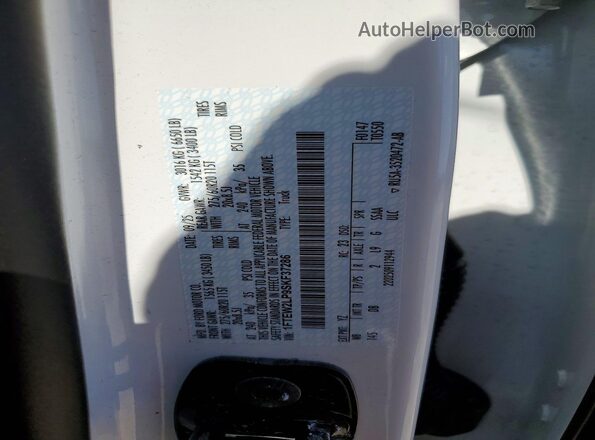 1FTEW2LP9SKF37286 2025 FORD F150 White Շարժիչի բաժամունքի տեսք